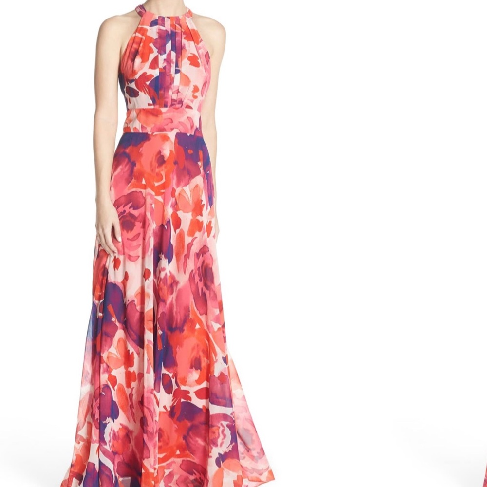 Eliza J Halter Maxi Dress